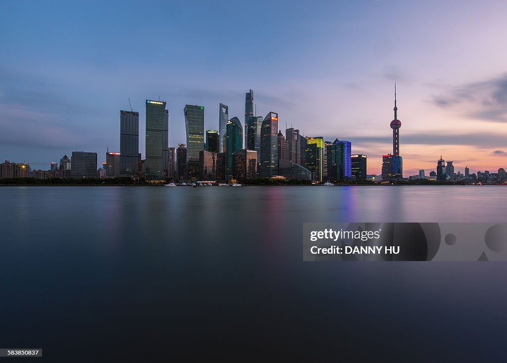 The north bund of Shanghai