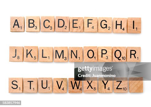 Scrabble komplettes Alphabet Scrabble komplettes Alphabet