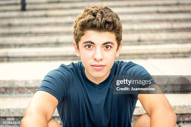 smiling teenager - 14 15 years stock pictures, royalty-free photos & images