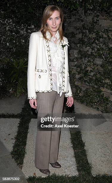 Elizabeth Moarre arrives to the Women In Film 2nd Annual Pre-Oscar® Cocktail Party at the home of Peter and Tara Guber in Bel Air.