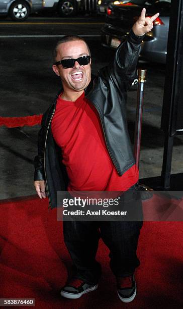 Jason "Wee Man" Acuna arrives to the premiere of "Jackass 3D" at Grauman's Chinese Theater in Hollywood Wednesday evening. S