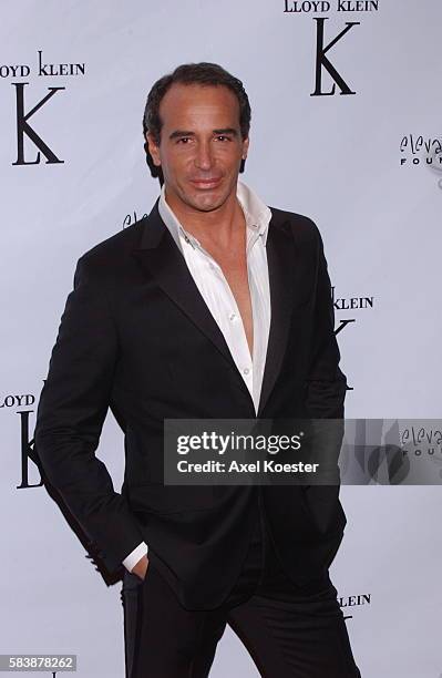 Lloyd Klein arrives to the Sheila and Lynn Marbry's Elevate Hope Foundation "Circle of Passion" pre-Oscar benefit event at the Pacific Design Center...