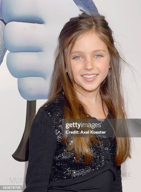 Actress Ryan Newman arrives at the Los Angeles premiere of the movie "Happily N'Ever After" at Mann's Festival Theater in Westwood.