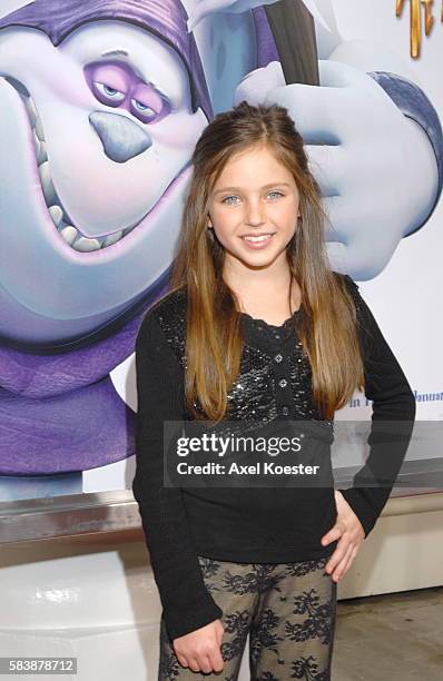 Actress Ryan Newman arrives at the Los Angeles premiere of the movie "Happily N'Ever After" at Mann's Festival Theater in Westwood.