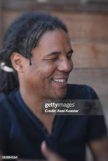 Colson Whitehead, one of the country's most acclaimed under-40 authors, has just released his latest novel, "Sag Harbor", is photographed in Los...