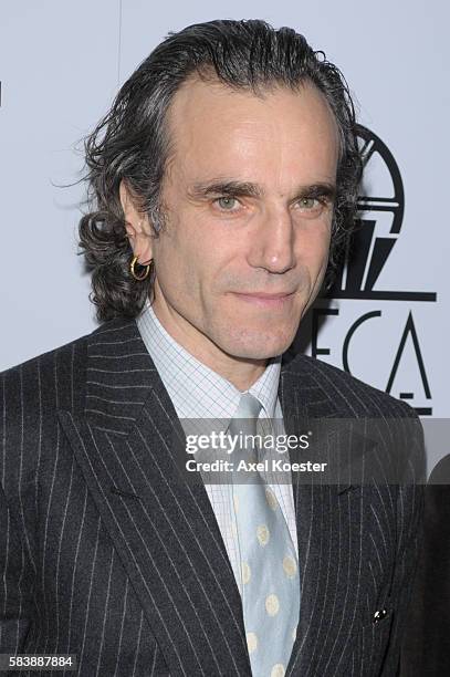 Daniel Day-Lewis, best actor for "There will be Blood," arrives to the 33rd Annual Los Angeles Film Critics Association Awards at the Hotel...