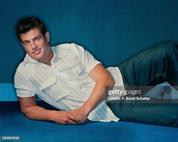 Football player Jesse Palmer is photographed for People Magazine in 2001.