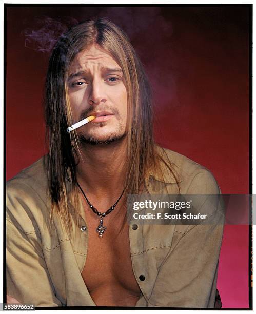 Musician Kid Rock is photographed for Blender Magazine in 2002.
