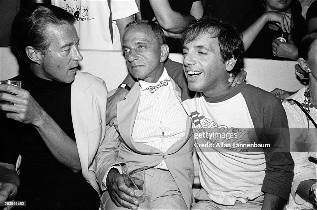 Halston, Cohn, & Rubell At The Mudd Club