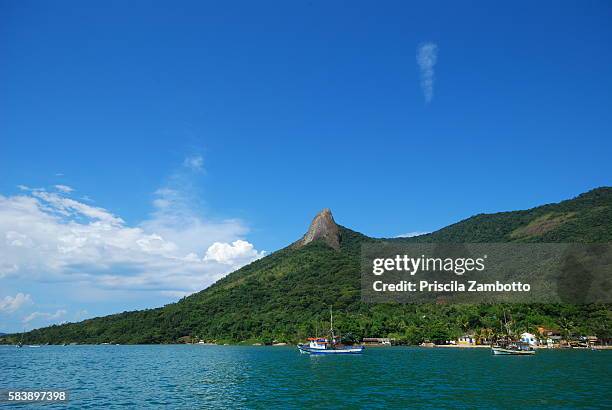 saco do mamanguá, paraty - parati stock pictures, royalty-free photos & images