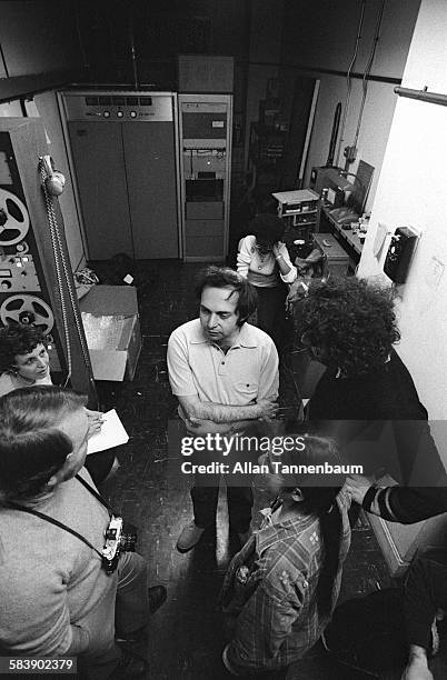 Radio staff members seize the transmitter room at the Empire State Building and the station studios in a power struggle over the direction of the...