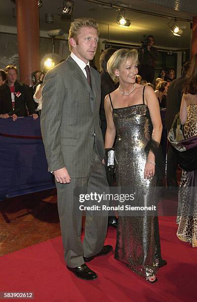 Boris Becker and TV presenter, Sabine Christiansen