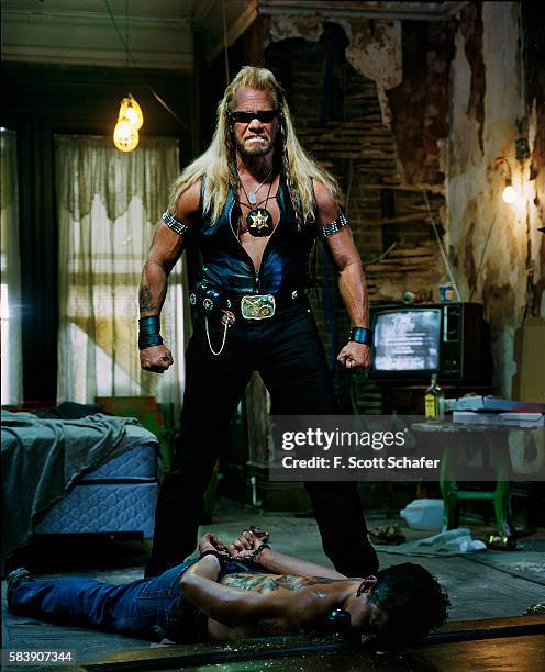 Bounty hunter Duane "Dog" Chapman is photographed in 2005. PUBLISHED IMAGE.