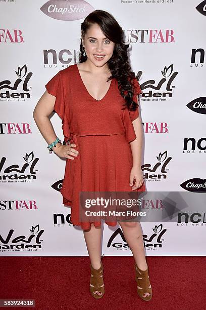 Brenna D'Amico arrives at the 10 Year Anniversary with Beauty for a Cause Summer Toy Drive at Nail Garden on July 26, 2016 in Studio City, California.