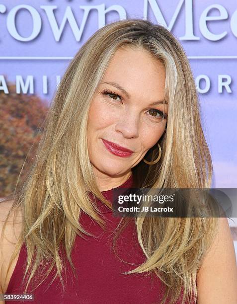 Abby Brammell attends the Hallmark Channel and Hallmark Movies and Mysteries Summer 2016 TCA press tour event on July 27, 2016 in Beverly Hills,...