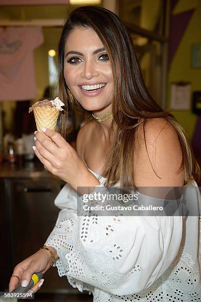 Chiquinquira Delgadoattends Dress for Success Taste Of Success at Frieze Ice Cream Factory on July 27, 2016 in Miami Beach, Florida.