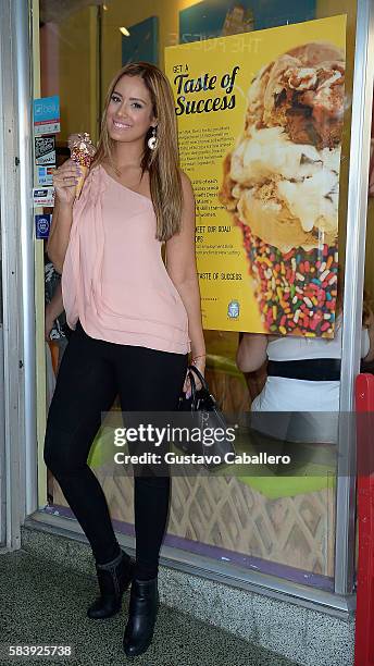 Aleyda Ortiz attends Dress for Success Taste Of Success at Frieze Ice Cream Factory on July 27, 2016 in Miami Beach, Florida.