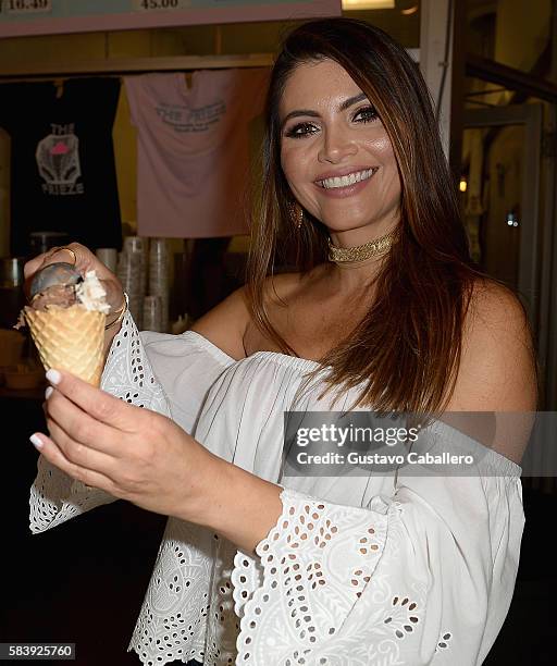 Chiquinquira Delgadoattends Dress for Success Taste Of Success at Frieze Ice Cream Factory on July 27, 2016 in Miami Beach, Florida.