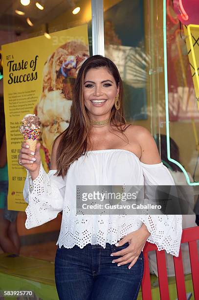 Chiquinquira Delgadoattends Dress for Success Taste Of Success at Frieze Ice Cream Factory on July 27, 2016 in Miami Beach, Florida.
