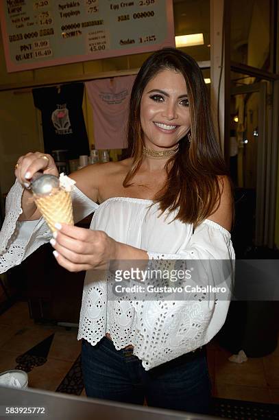 Chiquinquira Delgadoattends Dress for Success Taste Of Success at Frieze Ice Cream Factory on July 27, 2016 in Miami Beach, Florida.