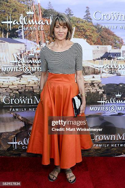 Actress Wendie Malick attends the Hallmark Channel and Hallmark Movies and Mysteries Summer 2016 TCA press tour event on July 27, 2016 in Beverly...