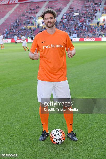 Arne Friedrich during the 'Champions for charity' football match between Nowitzki All Stars and Nazionale Piloti in honor of Michael Schumacher at...
