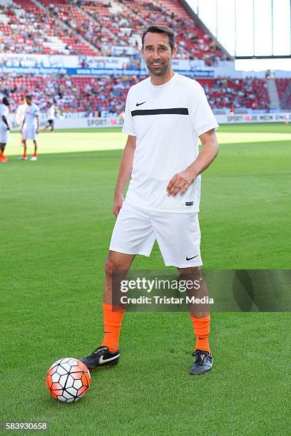 Michael Preetz during the 'Champions for charity' football match between Nowitzki All Stars and Nazionale Piloti in honor of Michael Schumacher at...