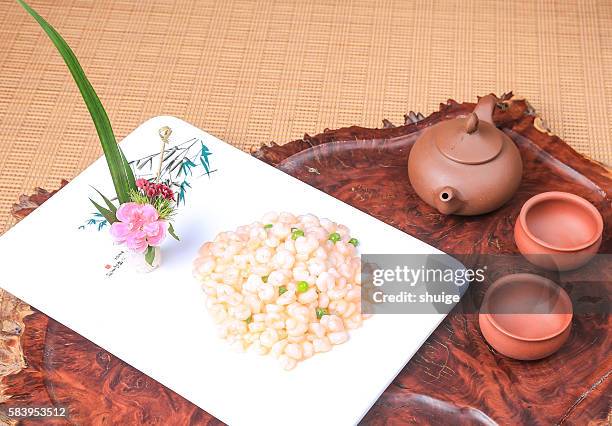 shrimp meat,jiangnan cuisine. in wuxi city, jiangsu province, china - viollet creative selects stock pictures, royalty-free photos & images