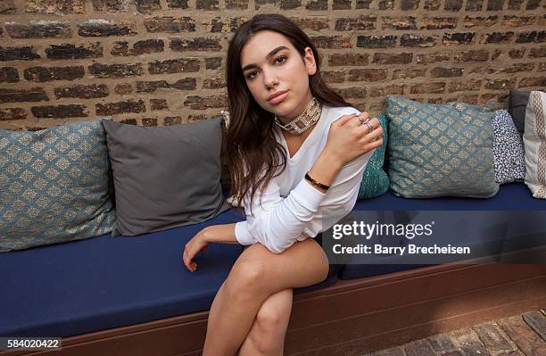 Dua Lipa at RM Champagne for a pre-Lollapalooza event on July 27, 2016 in Chicago, Illinois.