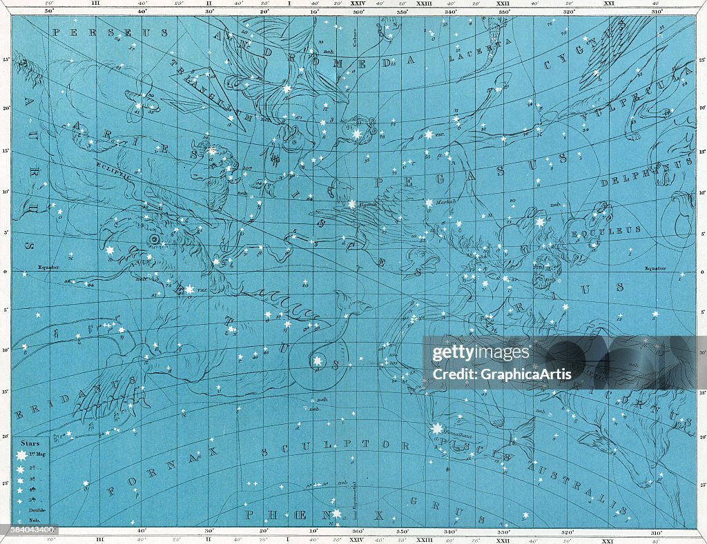Star Map With Constellations