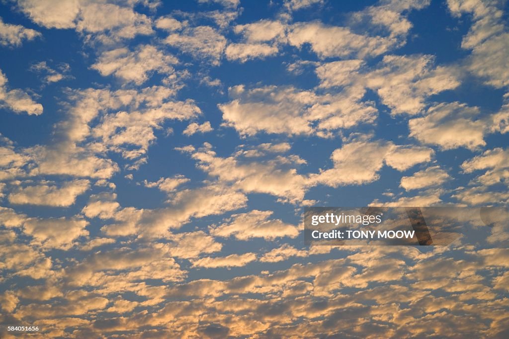 Clouds at sunset