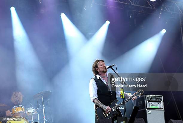 Ginger performs at Ramblin Man Fair at Mote Park on July 23, 2016 in Maidstone, England.