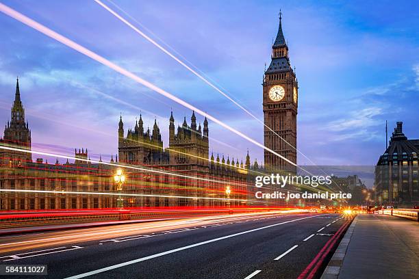 big ben, westminster bridge, london, england - casas del parlamento westminster fotografías e imágenes de stock