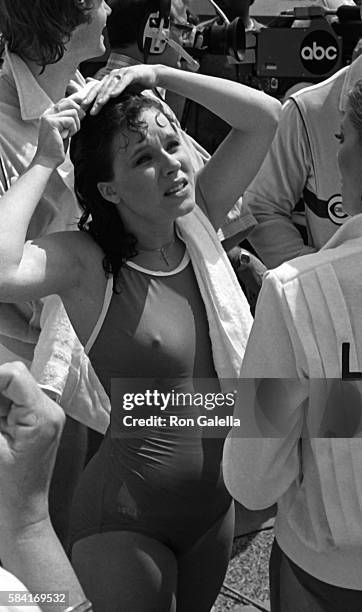 Danielle Brisebois attends the taping of Battle of the Network Stars on April 23, 1983 at Pepperdine University in Malibu, California.