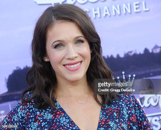 Actress Marla Sokoloff arrives at the Hallmark Channel and Hallmark Movies and Mysteries Summer 2016 TCA Press Tour Event on July 27, 2016 in Beverly...