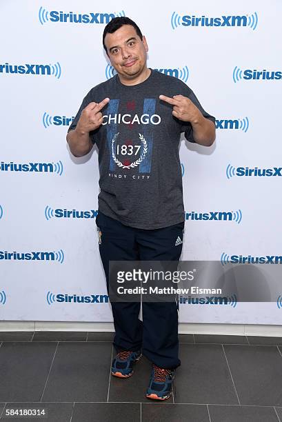 Comedian Carlos Mencia visits SiriusXM Studio on July 28, 2016 in New York City.