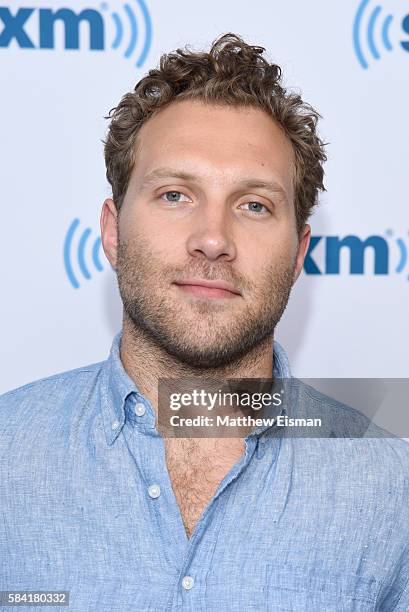 Actor Jai Courtney visits SiriusXM Studio on July 28, 2016 in New York City.