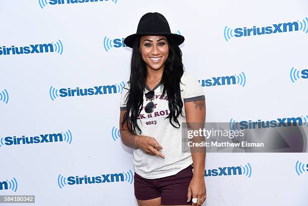 Personality Nicole Alexander visits SiriusXM Studio on July 28, 2016 in New York City.