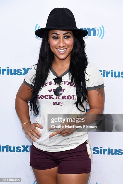 Personality Nicole Alexander visits SiriusXM Studio on July 28, 2016 in New York City.