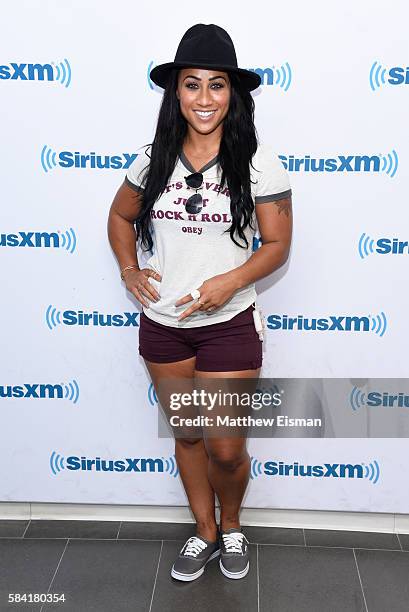 Personality Nicole Alexander visits SiriusXM Studio on July 28, 2016 in New York City.