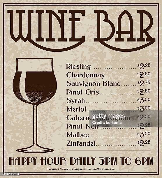 vintage art-deco-stil wein bar werbung - 30s style bar stock-grafiken, -clipart, -cartoons und -symbole