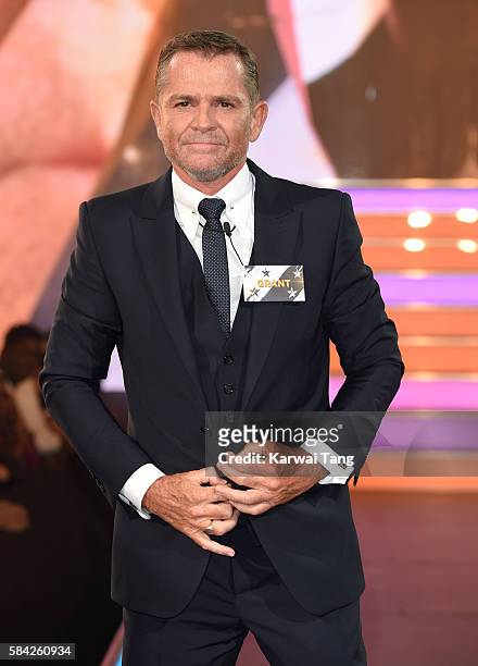 Grant Bovey enters the Big Brother House for the Celebrity Big Brother launch at Elstree Studios on July 28, 2016 in Borehamwood, England.