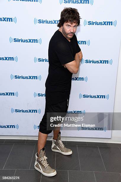 Musician Stephan Jenkins of the band Third Eye Blind visits SiriusXM Studio on July 28, 2016 in New York City.
