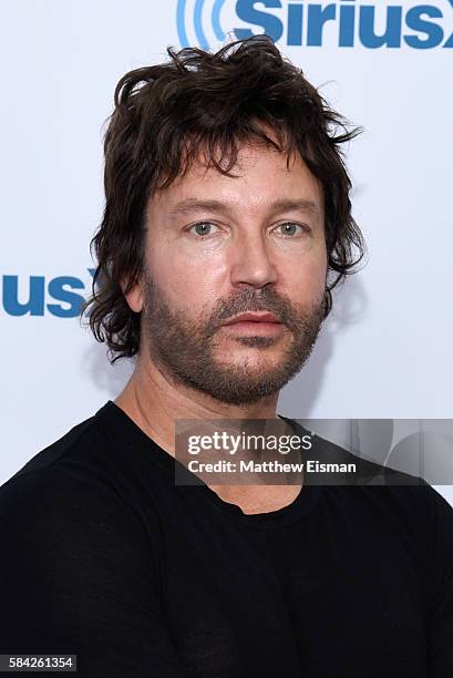 Musician Stephan Jenkins of the band Third Eye Blind visits SiriusXM Studio on July 28, 2016 in New York City.