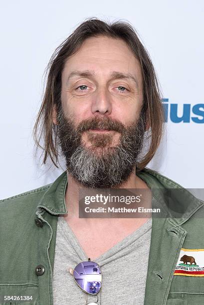 Musician Chris Robinson of the band The Black Crowes visits SiriusXM Studio on July 28, 2016 in New York City.