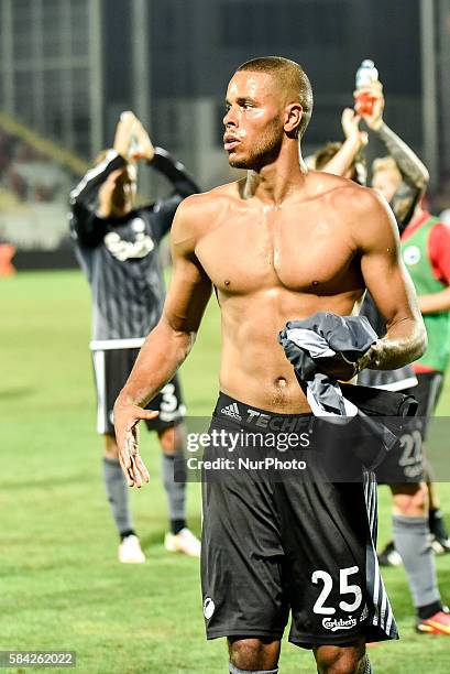 Mathias Jorgensen of FC Kobenhavn during the UEFA Champions League Third Qualifying Round 2016-2017 game between FC Astra Giurgiu ROU and FC...
