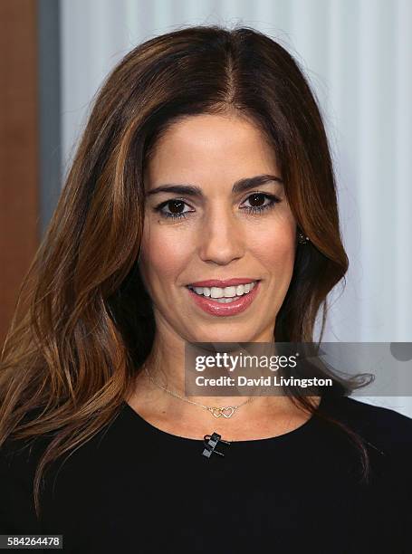 Actress Ana Ortiz visits Hollywood Today Live at W Hollywood on July 28, 2016 in Hollywood, California.