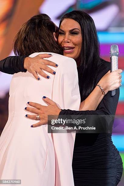 Renee Graziano enters the Big Brother House as Celebrity Big Brother launches at Elstree Studios on July 28, 2016 in Borehamwood, England.