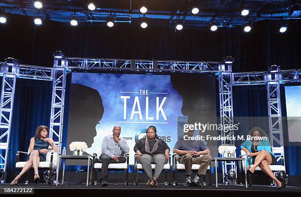 Producer/executive producer Julie Anderson, filmmaker John Singleton, Samaria Rice, director/supervising producer Sam Pollard and Retired NYPD...