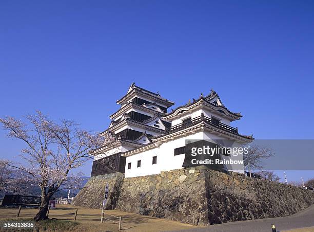 ozu castle, ozu city, ehime prefecture, japan - ehime prefecture stock pictures, royalty-free photos & images